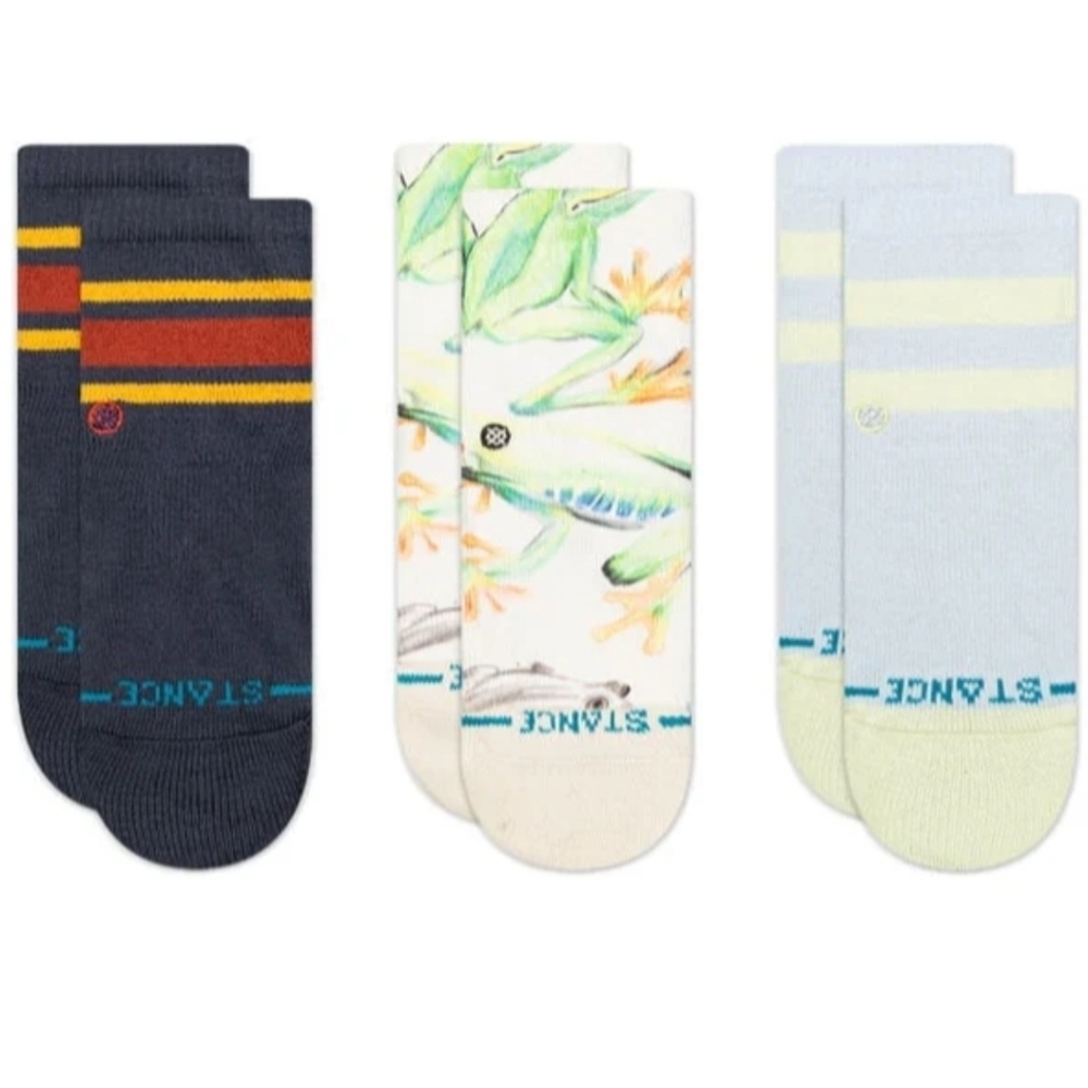 Stance Toddler 1-2Years Casual Socks - Navy, Cream, Light Blue